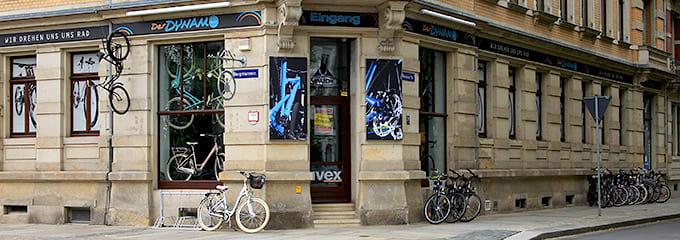 Fahrradladen Dresden - Der Dynamo außen
